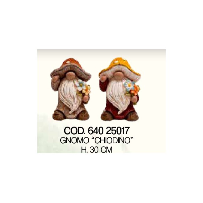 Gnomo Chiodino 30 cm GIOCOPLAST