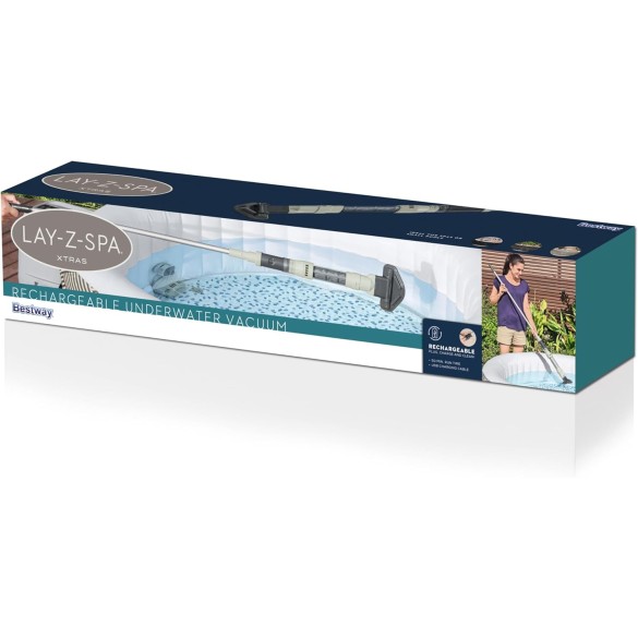 Aspiratore Subacqueo Ricaricabile per Idromassaggio Lay-Z-Spa BESTWAY