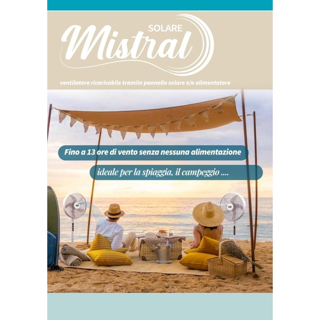Ventilatore a Piantana DC e Solare...