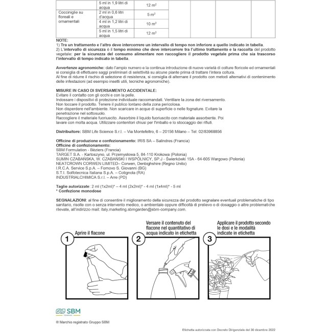 Insetticida Sistemico Sanium 5 ml