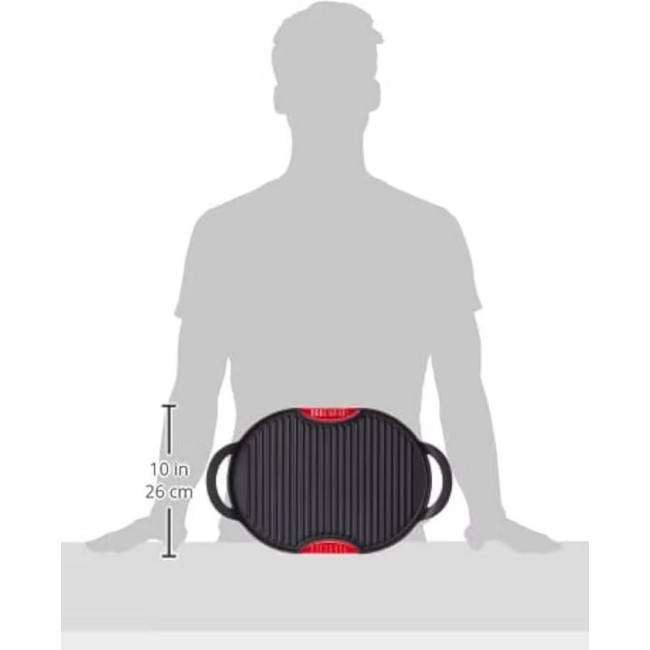 Griglia in Ghisa Ovale 36x26 cm con...