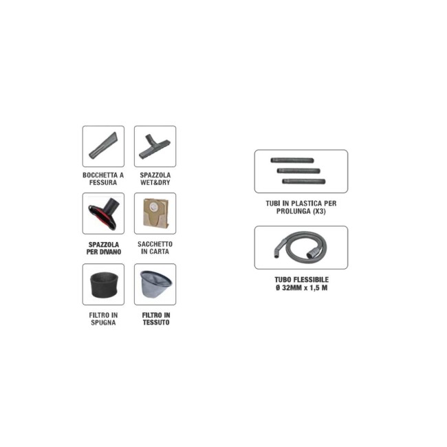 Bidone Aspiratutto Silenziato 45050...