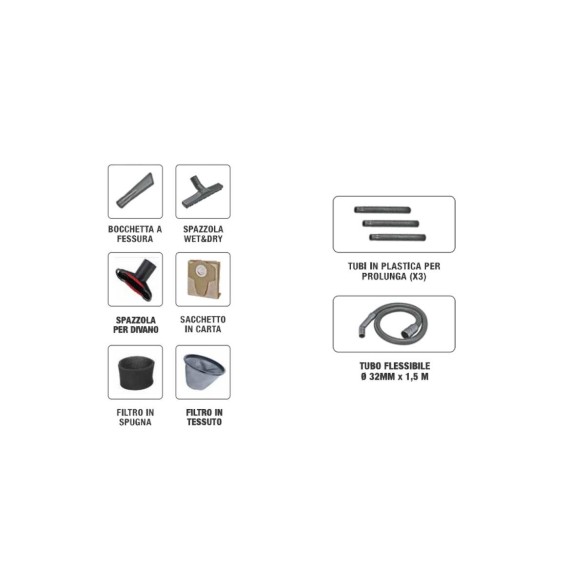 Bidone Aspiratutto Silenziato 45050 15l Hyundai