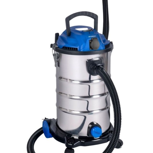 Bidone Aspiratutto con Presa Elettroutensile 45080 30l Hyundai
