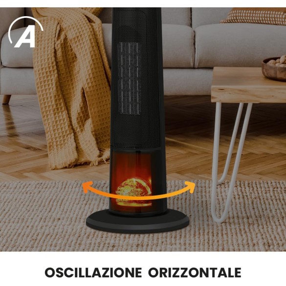 Torre Ceramica Digitale Atmo con Effetto Fiamma ARDES