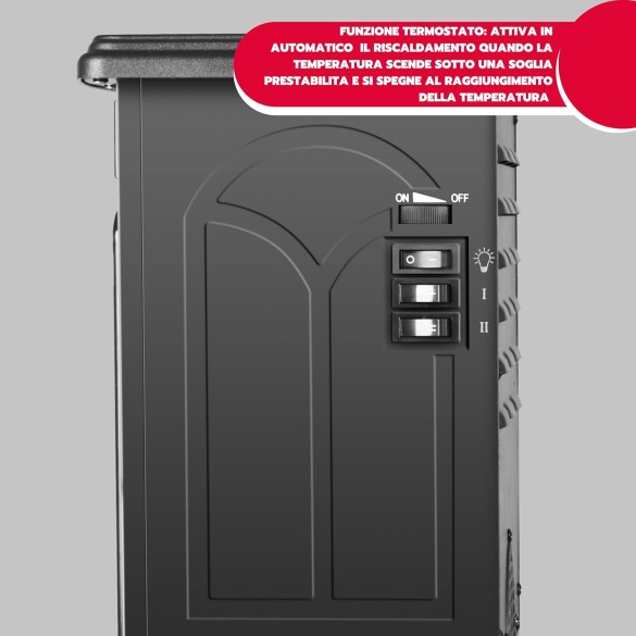 AR354 Camino Elettrico Ceramico Effetto Legna Ardente Caminò JR ARDES