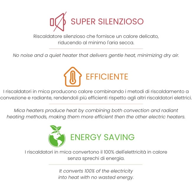 AR4MK01 SLEEK Radiatore in Mica...