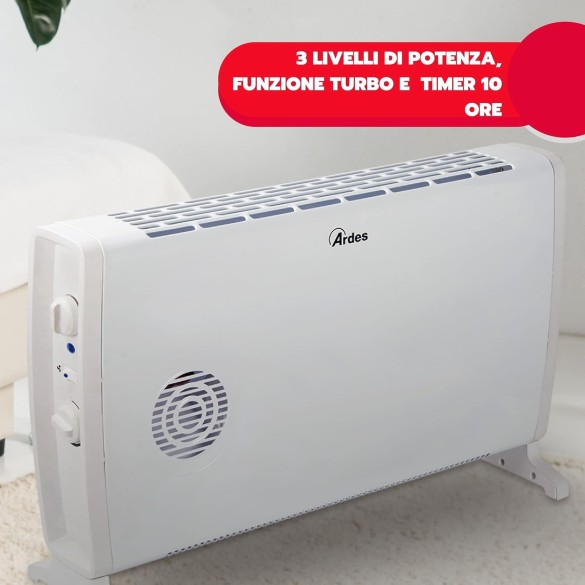 R4C05T Termoconvettore Elettrico SMOOTHY TIME 1700/2000W ARDES