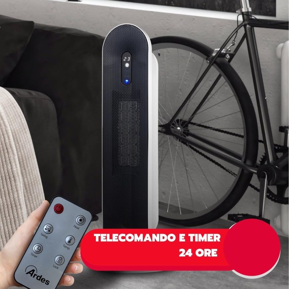 AR4P16 TATANKA Termoventilatore Ceramico Oscillante 2000W ARDES