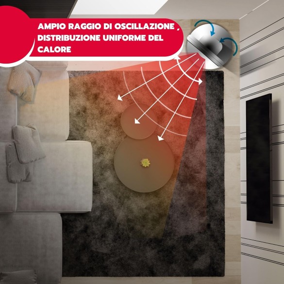 AR4P16 TATANKA Termoventilatore Ceramico Oscillante 2000W ARDES