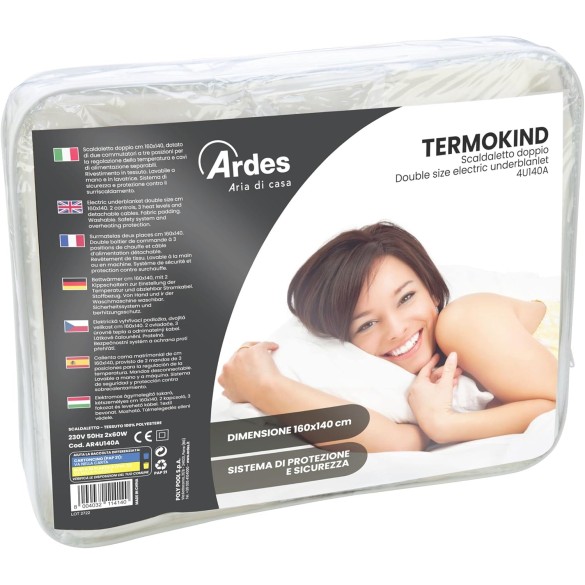 AR4U140A Scaldaletto Matrimoniale Elettrico TERMOKIND 2X60W ARDES