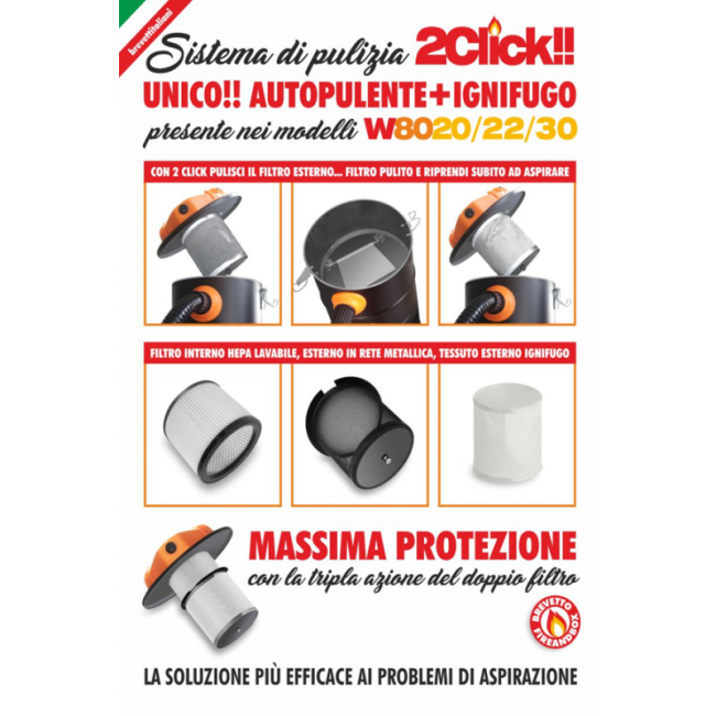 AspiraCenere Ignifugo Fire&box 2CLICK