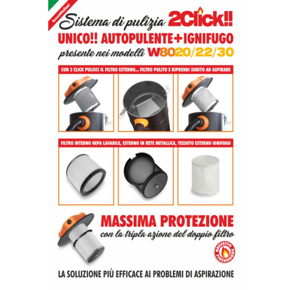 AspiraCenere Ignifugo Fire&box 2CLICK