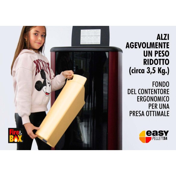 Contenitore Alimentatore Easy PELLET Cod.EP Fire&Box