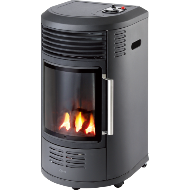 Stufa a Gas Nero Qlima GH8034
