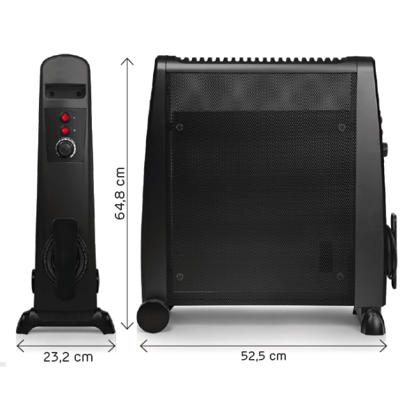 Radiatore Elettrico con Pannello in Mica Romeo GMR