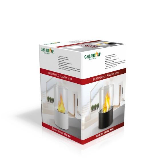 Camino a Bioetanolo da Tavolo Giotto Nero GMR