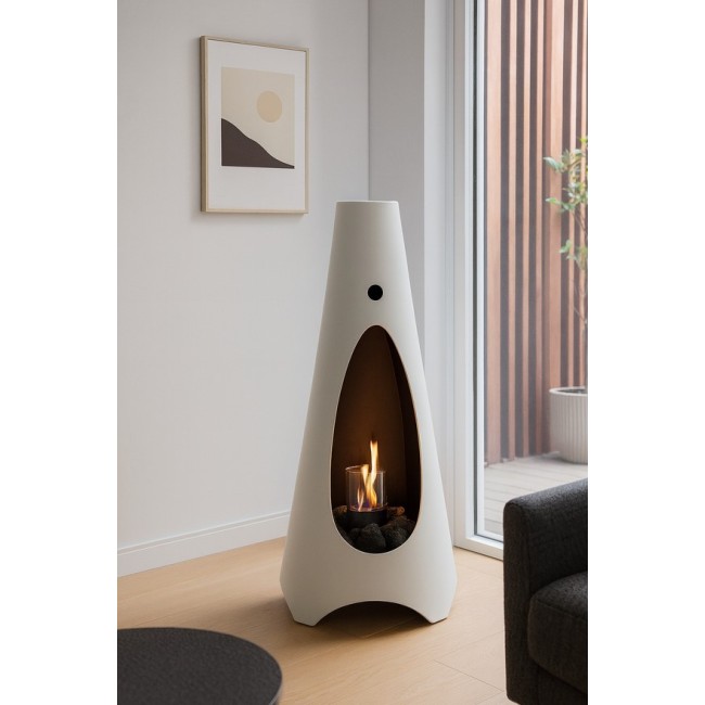 Stufa a Bioetanolo Fiammetta Bianca...