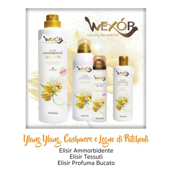 Deospray Tessuti Giallo Cashmere Patchuoli 300 ml Wexor