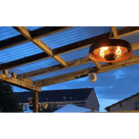 Riscaldatore a Infrarossi Ruby Patio RLT-2000AP Modello a Sospensione