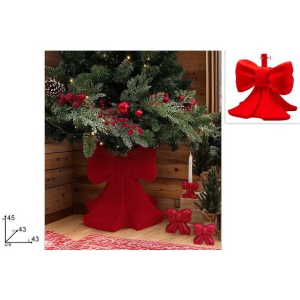 Copribase Albero Fiocco rosso DUESSE CHRISTMAS