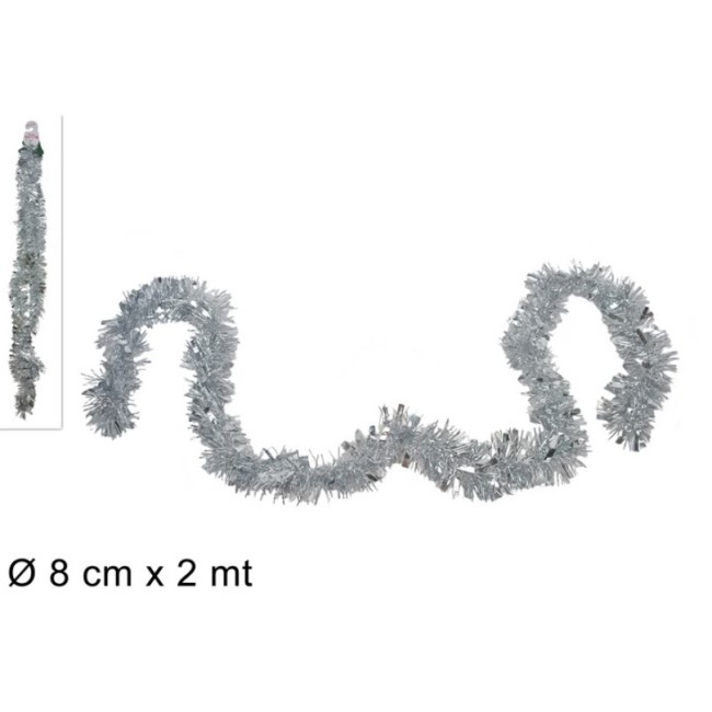 Filo Addobbo Argento 8cm x 2 mt...