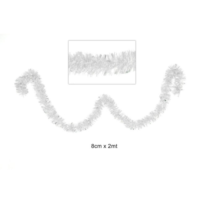 Filo Addobbo Bianco 8cm x 2 mt DUESSE...