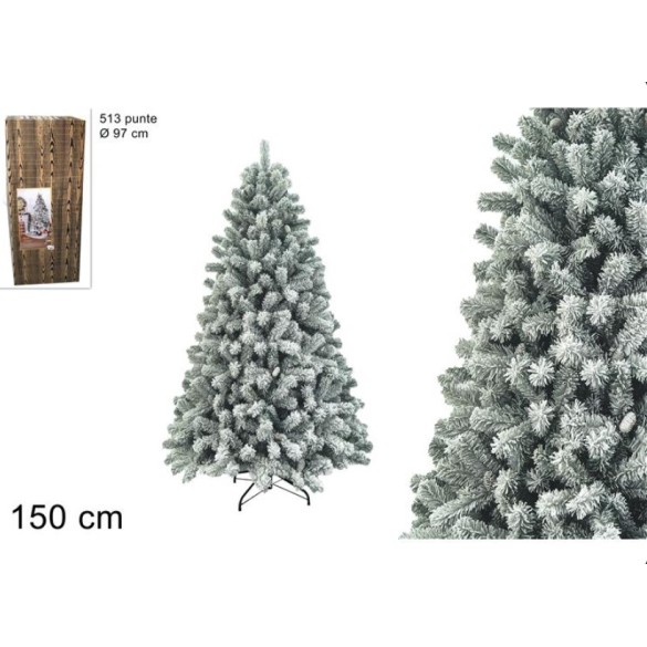 Albero di Natale Snow 150 cm DUE ESSE CHRISTMAS