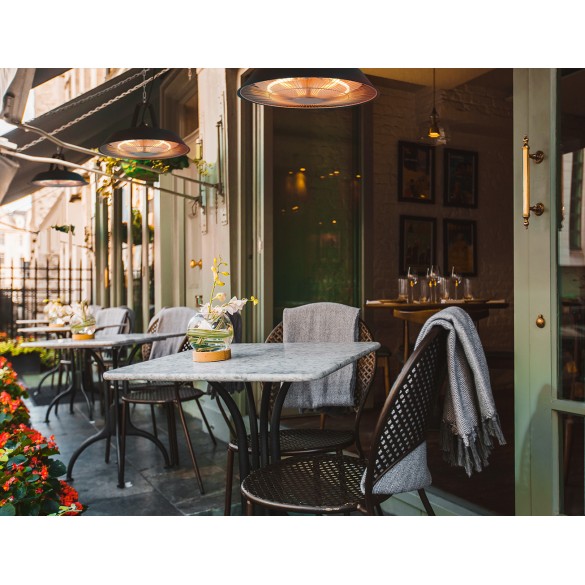 Riscaldatore a Infrarossi Ruby Patio RG-1500AP Modello a Sospensione