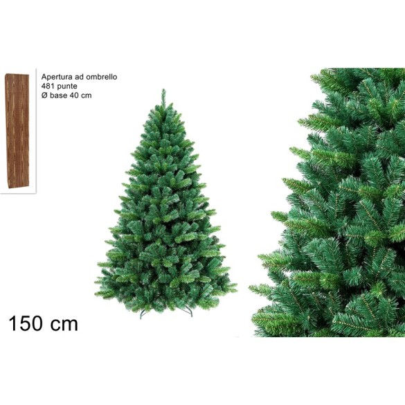 Albero di Natale Livigno 150 cm DUE ESSE CHRISTMAS