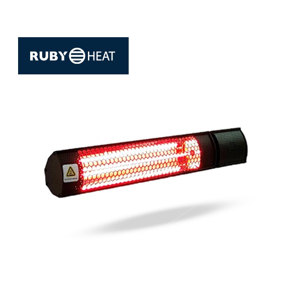 Riscaldatore a Infrarossi Ruby Patio RPT-XDY Modello da Parete-Soffitto con Telecomando