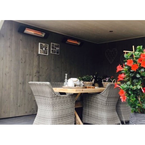 Riscaldatore a Infrarossi Ruby Patio RPT-XDY Modello da Parete-Soffitto con Telecomando