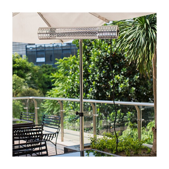 Riscaldatore a Infrarossi Ruby Patio RFC-2000 Modello a Piantana con Telecomando