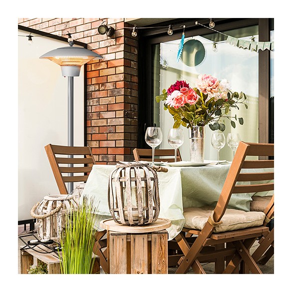 Riscaldatore a Infrarossi Ruby Patio RP-1500 Modello a Piantana