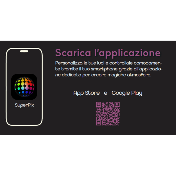 Tenda App-i-light Pro 2000Led 5m x H1m GIOCOPLAST