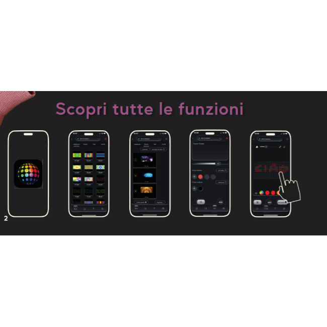 Tenda App-i-light Pro 2000Led 5m x...