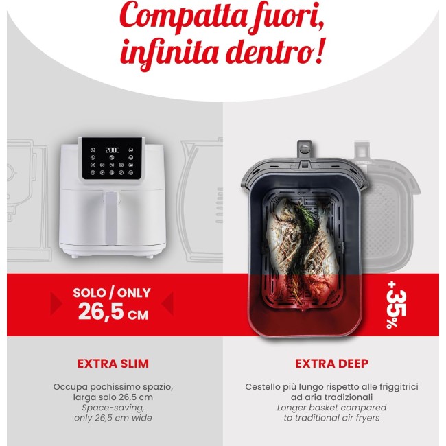 Friggitrice ad Aria Friggisana 8L...