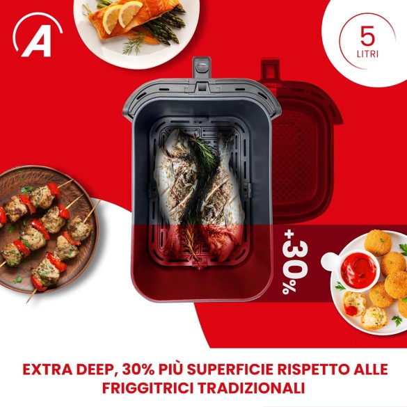 Figgitrice ad Aria Friggisana 5L Infinity ARFRYA10LW Ardes