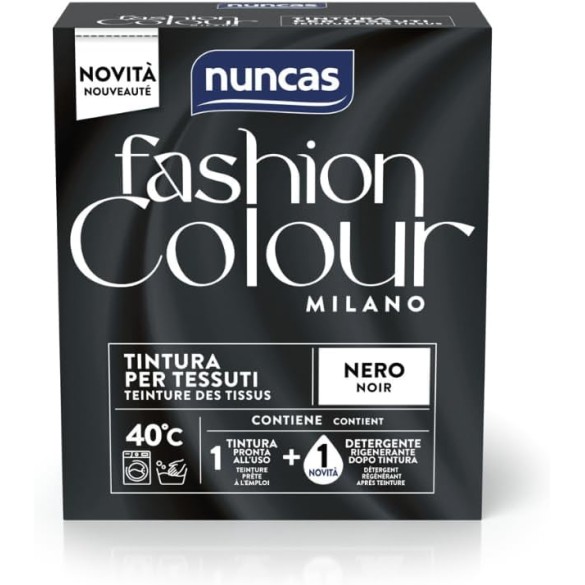 Tinta Fashion Colour Milano, Nero, 180 g, 75 ml Nuncas