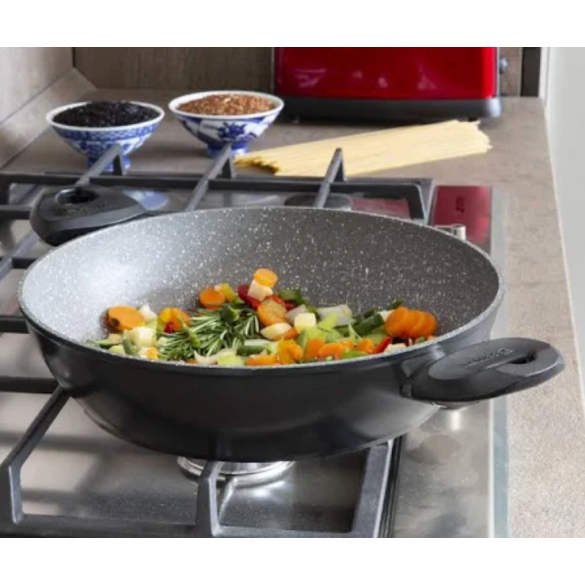 Tegame 2 Manici D. 28cm Black Pearl Aeternum