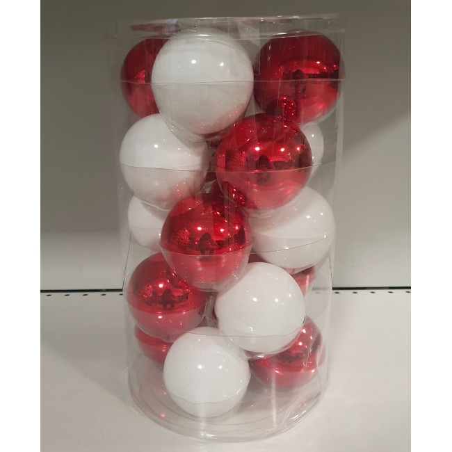 Box Formato Da 20 Palline Natalizie...