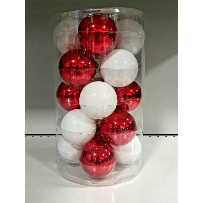 Box Formato Da 20 Palline Natalizie...