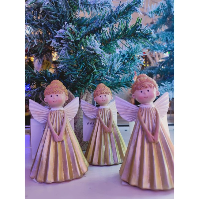 Decoro Angelo in Resina 11,5 cm - 1 pz