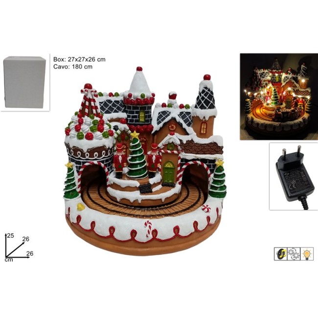 Giostrina Scenario Villaggio...