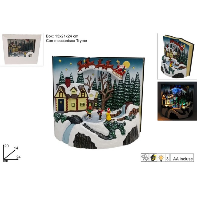 Giostrina a Libro Scenario Natalizio...