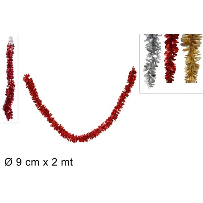 Filo Addobbo Metallizzato 9cm x 2mt...