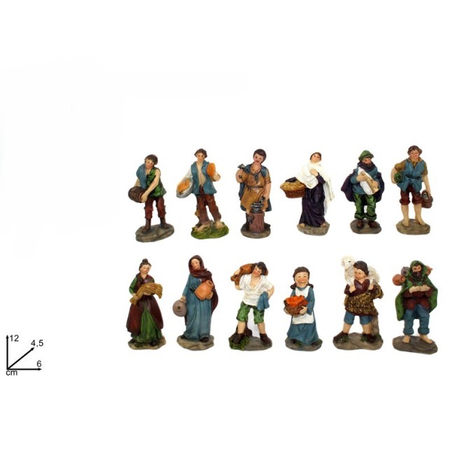 Pastorelli per Presepe 12cm –...