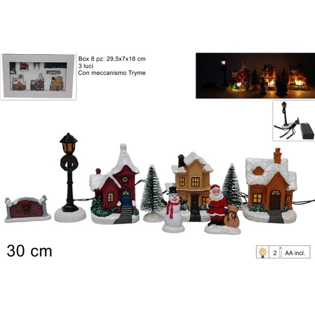 Villaggio Natalizio Luminoso – 3...