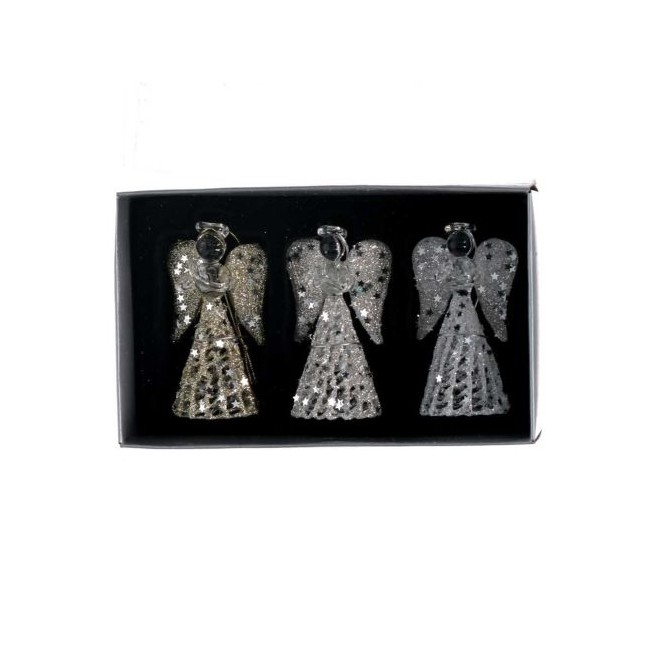 Decoro Angelo in Vetro conf. 3 pz...