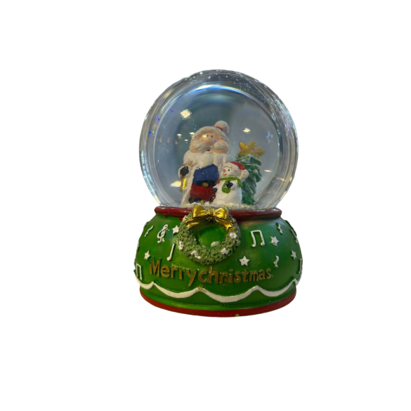 Carillon c/ Ampolla Personaggi Natalizi Assortiti 10 cm DUE ESSE CHRISTMAS